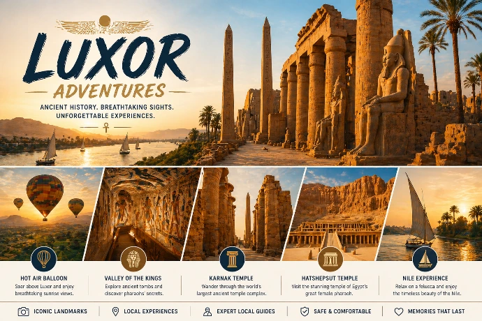 luxor temple night view egypt